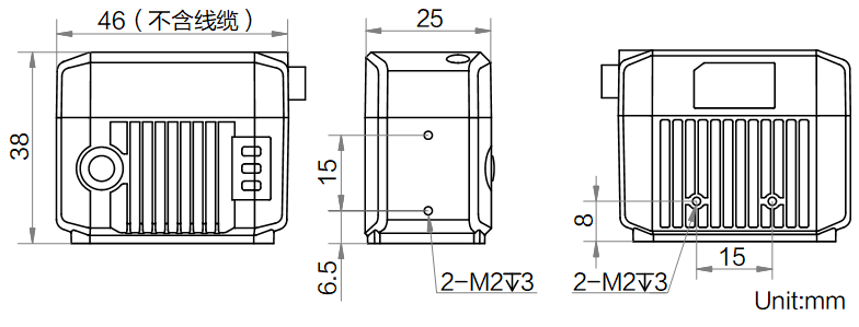 6mm镜头160万像素黑白SC2000E视觉传感器Mini型.png MV-SC2016EM-06S-WBN-Mini6mm镜头160万像素黑白SC2000E视觉传感器Mini型-麒云信科(北京)科技有限公司